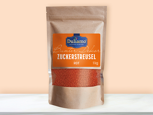 DULIAMO Zuckerstreusel rot mit6x1kg-Beutel 