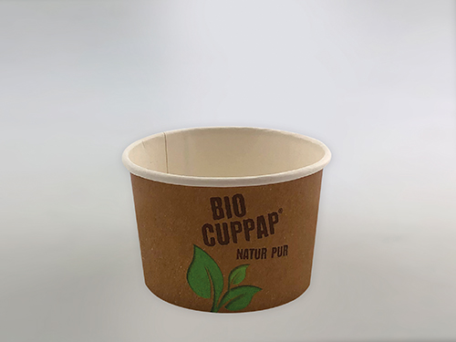 Pappbecher CupPap free 100 (caca. 100ml randvoll, Ø69mm, H44