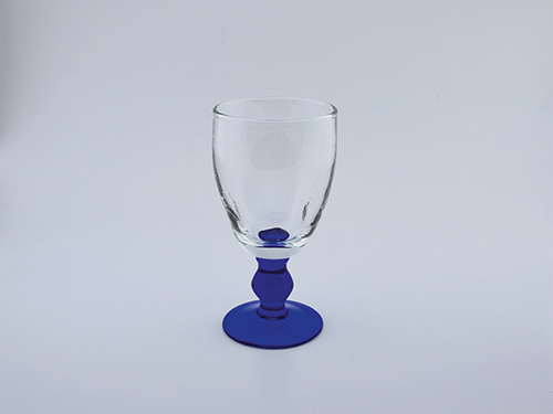 Glas G1-1009B 550ml blau Tiziano, H19cm/Ø10cm 