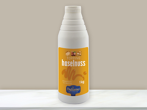 DULIAMO Haselnuss Topping Dess6x1kg-Flasche 