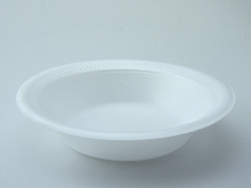 Bio-Spaghetti-Schale Bagasse 4weiß rund D18 H40 