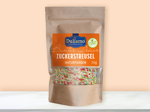 DULIAMO Zuckerstreusel bunt Nal 6x1kg-Beutel 