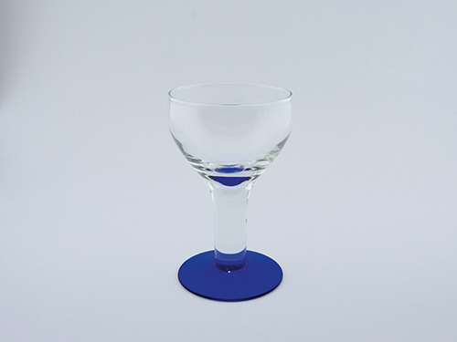 Glas G1-1817B 400ml blau Franca ca. H17,5cm Ø11cm 