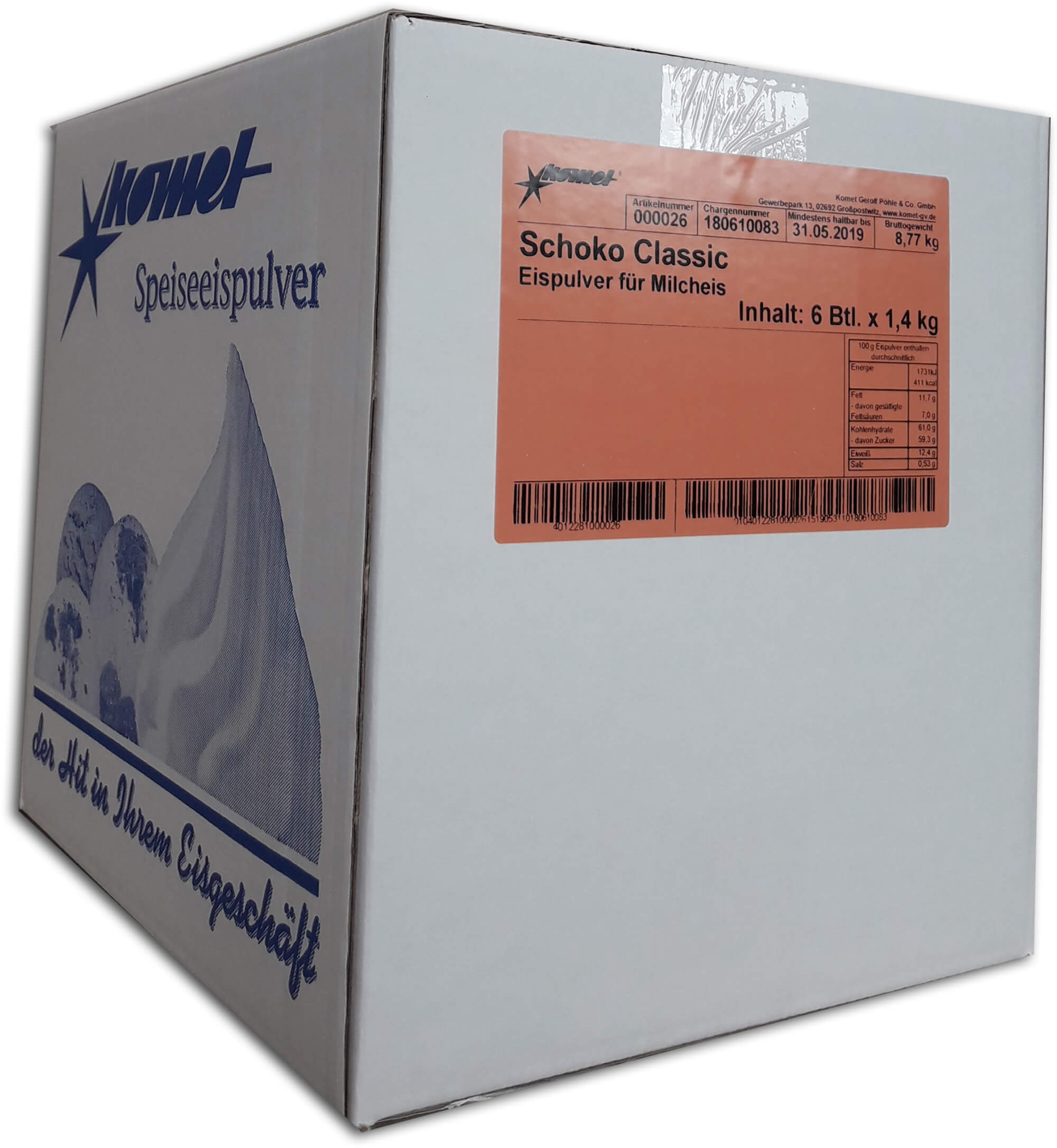 Komet Schoko Classic 6x1,4kg Btl. 