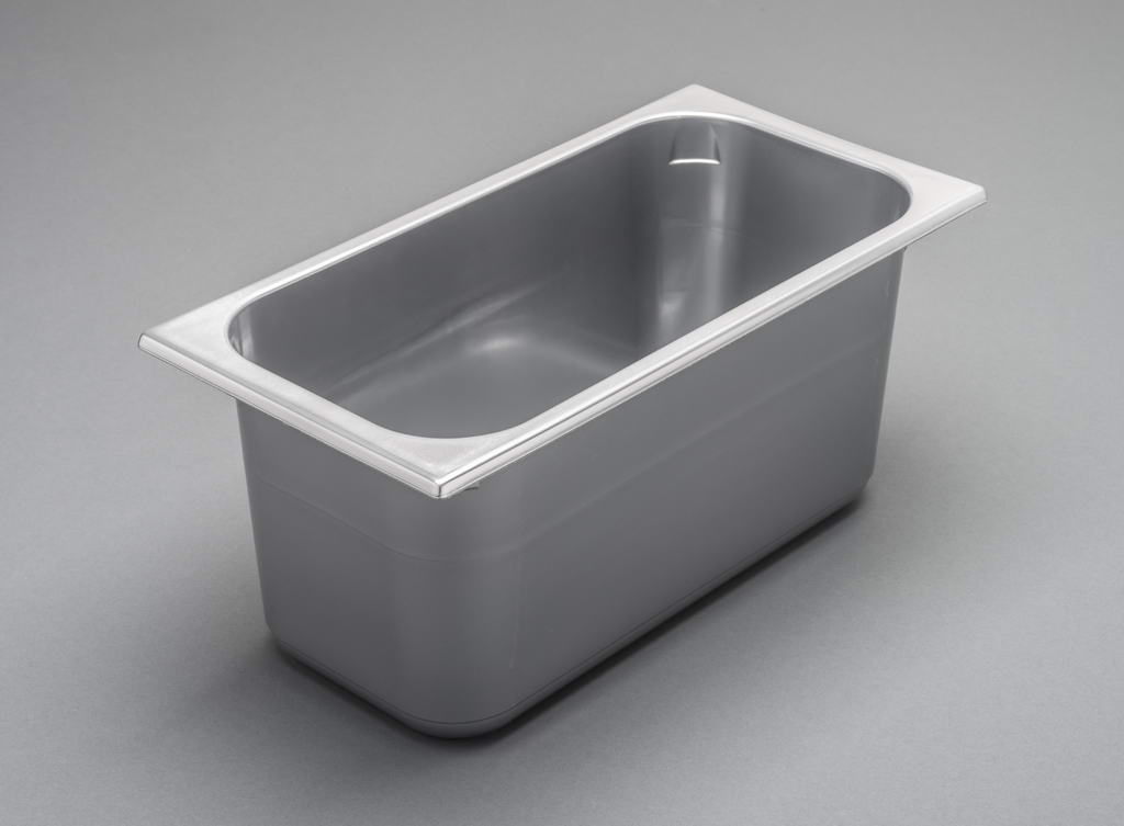 Eisbehälter 5,7l PS silber-met332x168x150 90-Stück/Krt. 