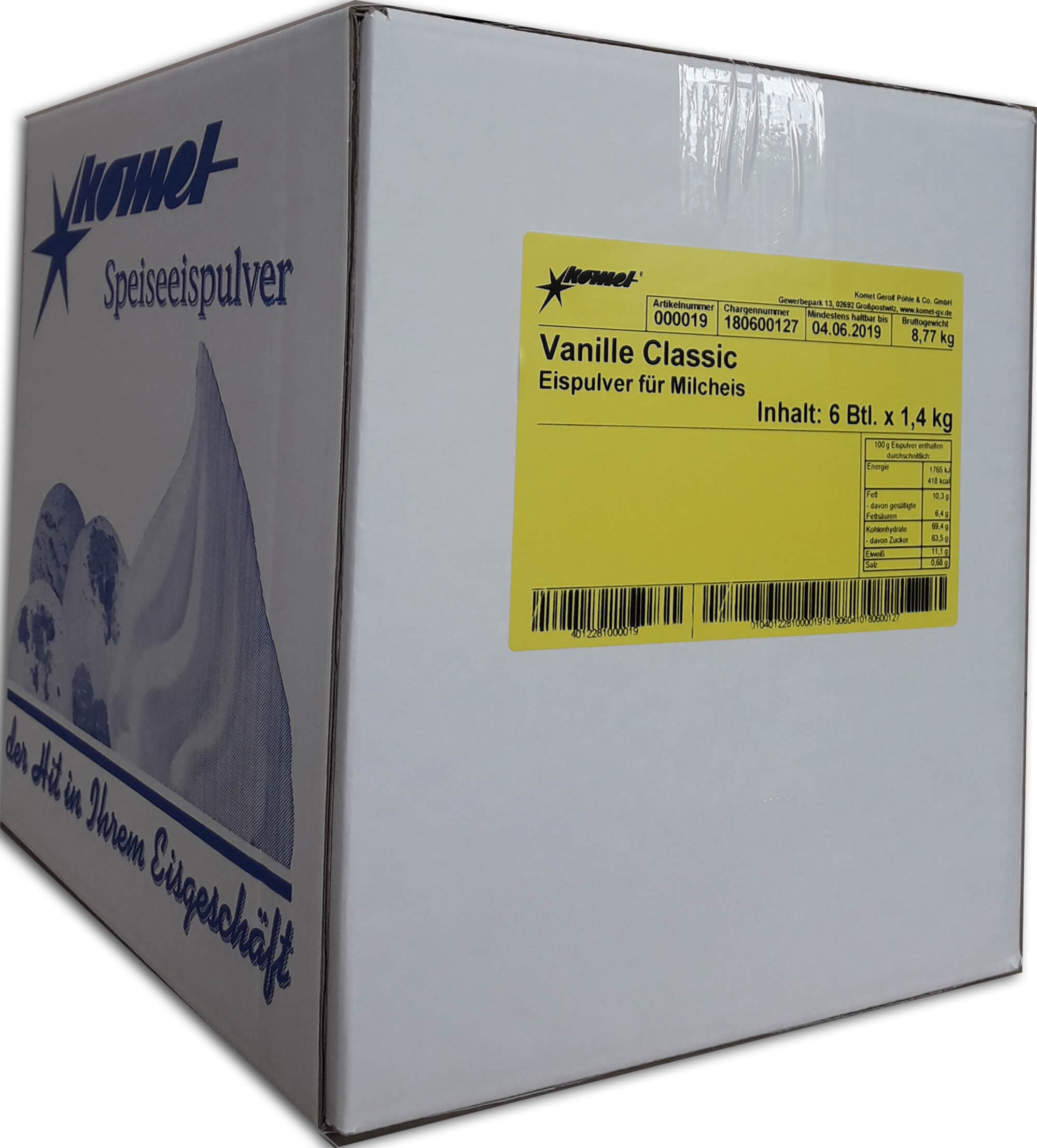 Komet Vanille Classic 6x1,4kg Btl. 