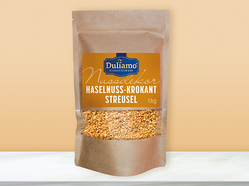 DULIAMO Haselnusskrokantstreus5x1kg-Beutel 