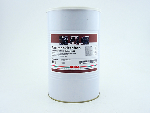 Amarena Kirschen 20/22 Kal. GE90% Volumen, 4x5kg 