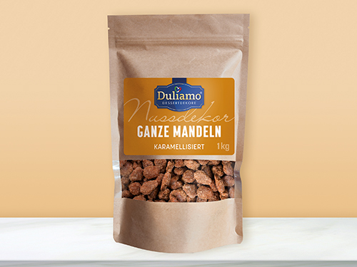 DULIAMO Mandeln ganz karamelli5x1kg-Beutel 