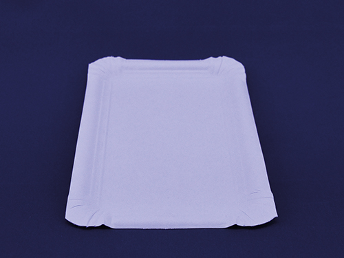 Pappteller ca. 13x20cm weiß 