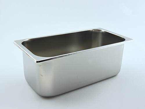 Edelstahl-Eisbeh. 330x165x120 
