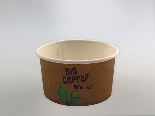 Pappbecher BioCupPap 160 (GE-1ca. 160ml randvoll, Ø90mm, H46