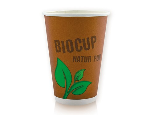 Bio CupPap Hot 100 (4oz) einwa100ml randvoll, Ø62mm, H61mm 