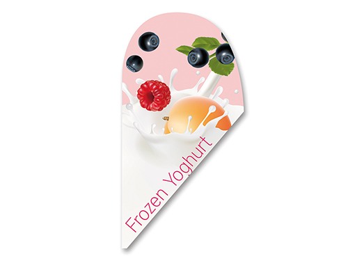 Beachflag Frozen Joggy 220cm H 120cm B 