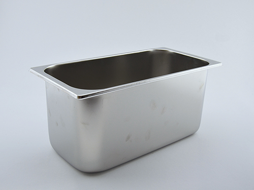 Edelstahl-Eisbeh. 330x165x150 