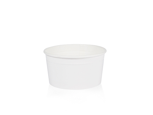 weiße Pappbecher W160 (GE-10) 160ml randvoll, Ø85mm, H45mm 