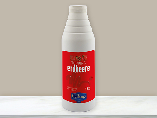 DULIAMO Erdbeere Topping Desse6x1kg-Flasche 