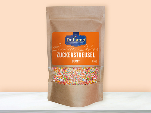 DULIAMO Zuckerstreusel bunt mi6x1kg-Beutel 