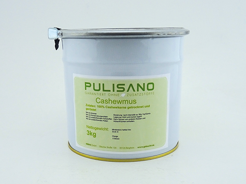 PULISANO Cashewmus 100% 3kg-Eimer 