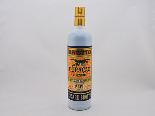 C. BROTTO Curacao bleu 28% 6x1l-Flasche 