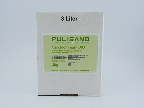 PULISANO Sanddorn-Püree 100% 3ltr-Bag in box 