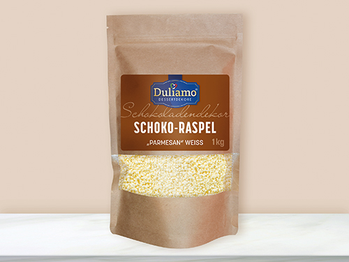 DULIAMO Parmesan-Raspel weiß 5x1kg-Beutel 
