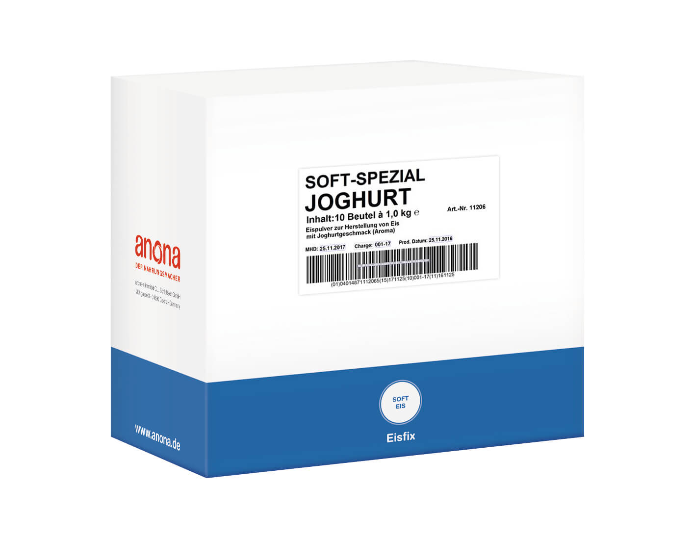 Anona Frozen Joghurt Neutral 16x1,5kg 