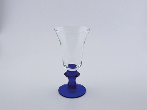 Glas G1-1010B 350ml blau Laura, ca. H19cm Ø11,5cm 