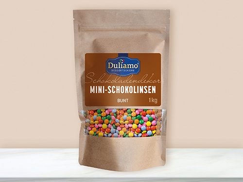 DULIAMO Mini-Schokolinsen bunt6x1kg-Beutel 